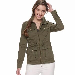 Sonoma Women's Khaki Utility Jacket